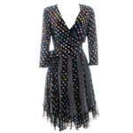 Vestido-Diane-von-Furstenberg-Wrap-Dress-Estampado-Preto