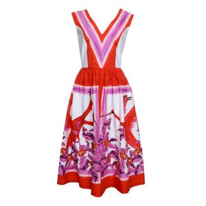 Vestido Isolda Estampa Guaraná