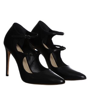 Scarpin Alexandre Birman Couro Preto