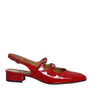 Sapato Carel Mary Jane Verniz Vermelho