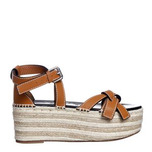 Sandália Loewe Gate Couro Caramelo