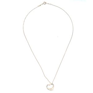 Colar Tiffany & Co Open Heart Prata