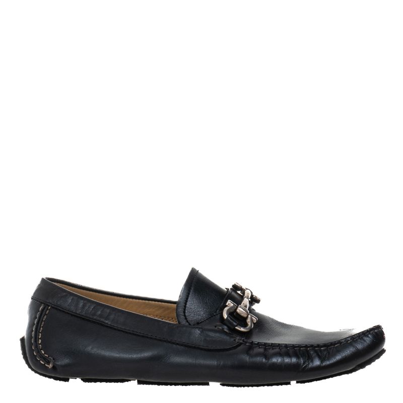 Mocassim-Salvatore-Ferragamo-Parigi-Couro-Preto