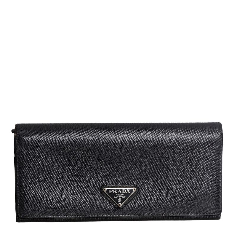 Carteira-Prada-Couro-Saffiano-Preto-