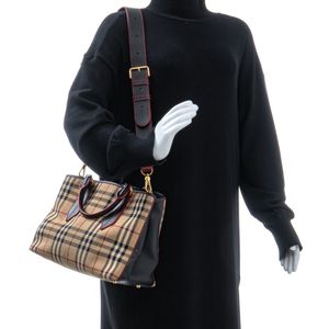 Bolsa Burberry Ballingdon Tote Horseferry Check