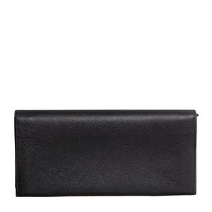 Carteira Prada Couro Saffiano Preto