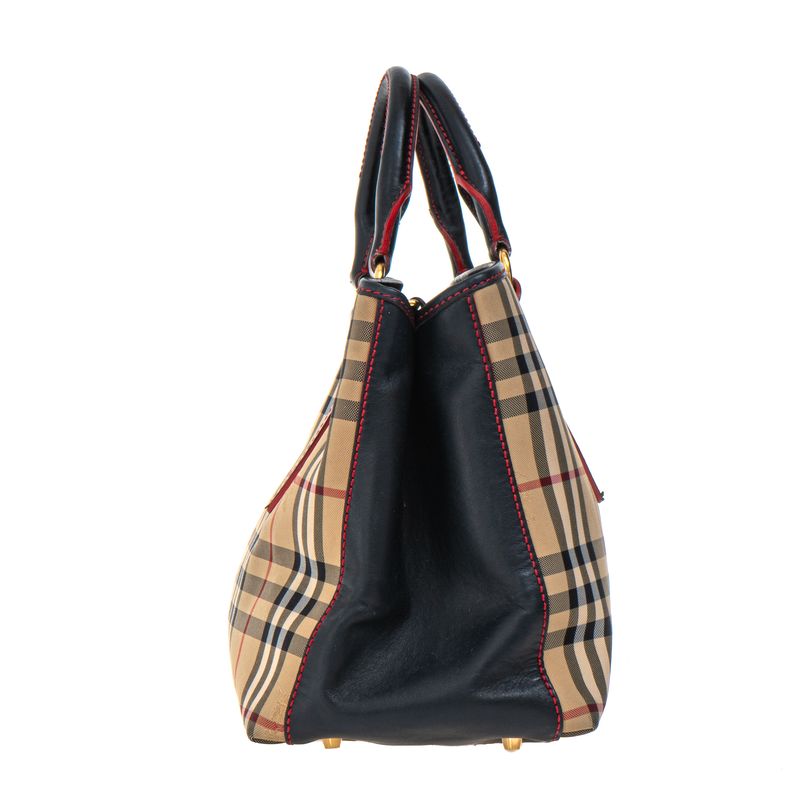 Bolsa-Burberry-Ballingdon-Tote-Horseferry-Check