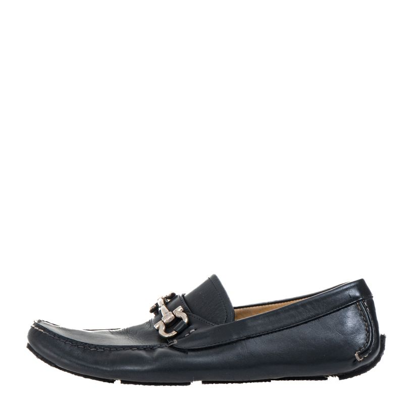 Mocassim-Salvatore-Ferragamo-Parigi-Couro-Preto