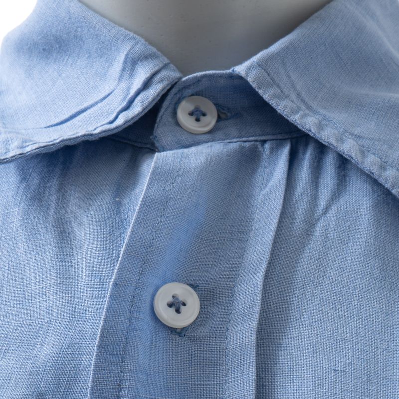 Camisa-Vilebrequin-Linho-Azul