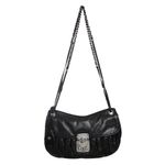 Bolsa-Miu-Miu-Coffer-Chain-Preta