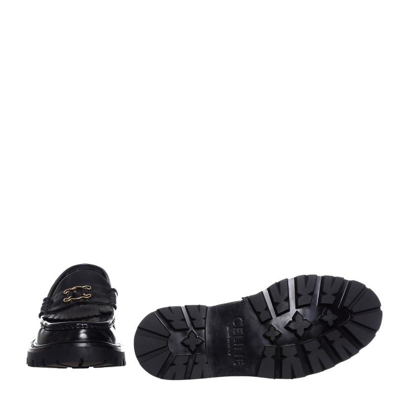 Mocassim-Celine-Triomphe-Couro-Preto-
