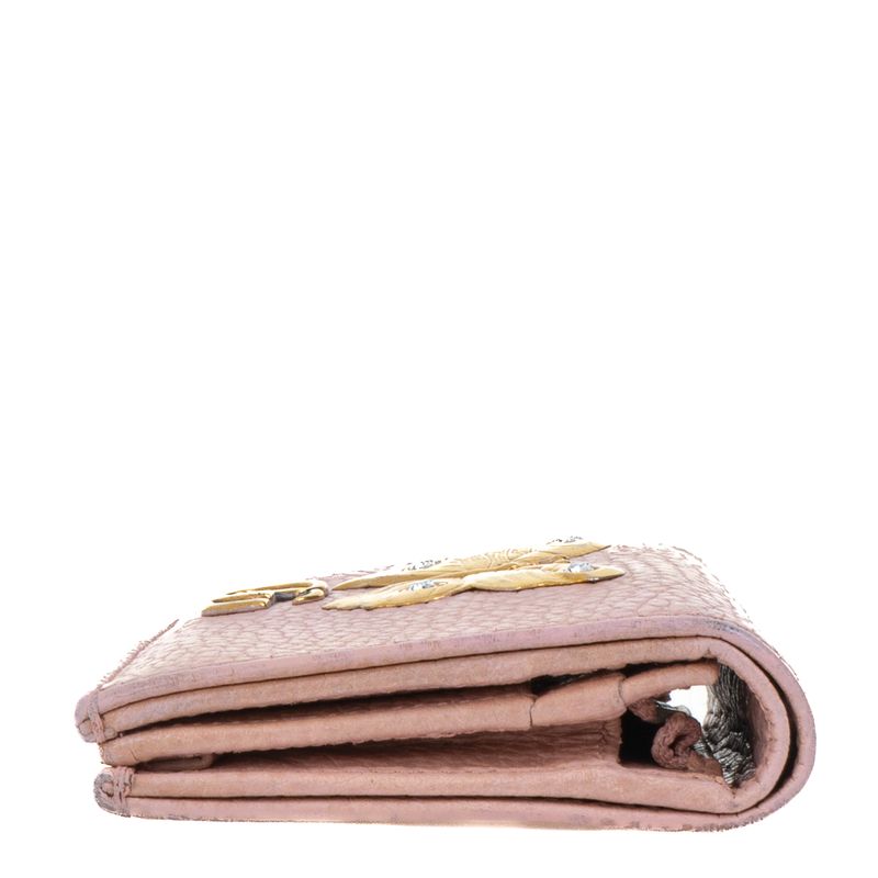 Carteira-Gucci-GG-Marmont-Butterfly-Rosa