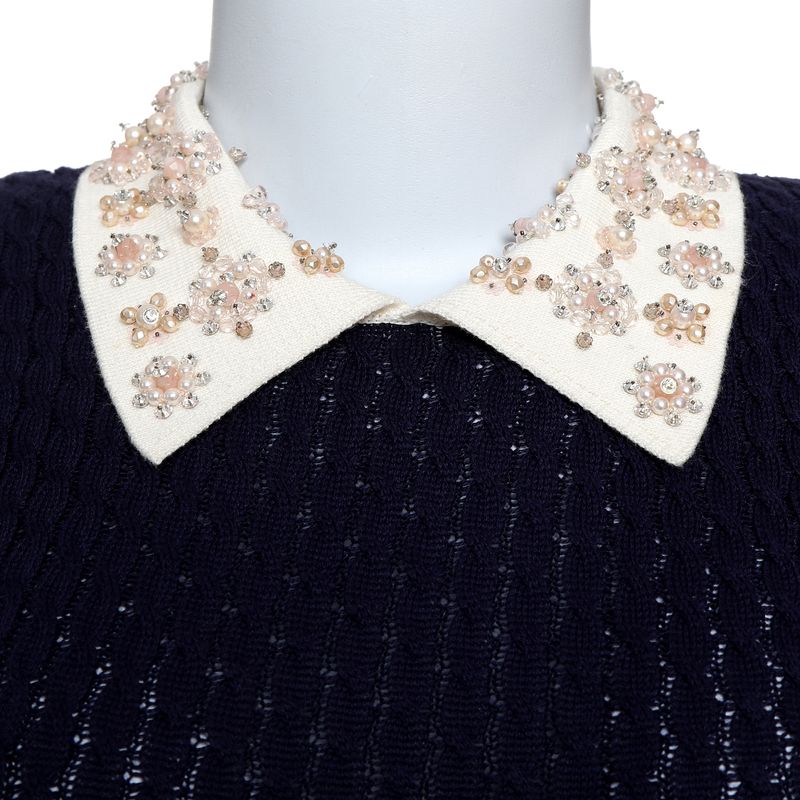 Vestido-Miu-Miu-Trico-Azul-e-Bordado-