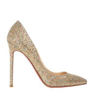 Scarpin Christian Louboutin Glitter Dourado