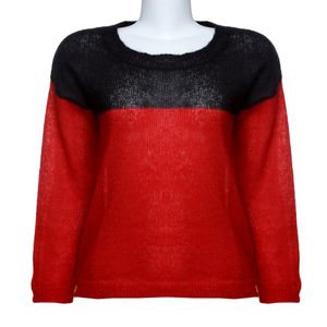 Suéter Isabel Marant Mohair Vermelho e Preto