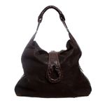 Bolsa-Giorgio-Armani-Couro-Exotico-Marrom