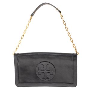 Bolsa Tory Burch Couro Preta