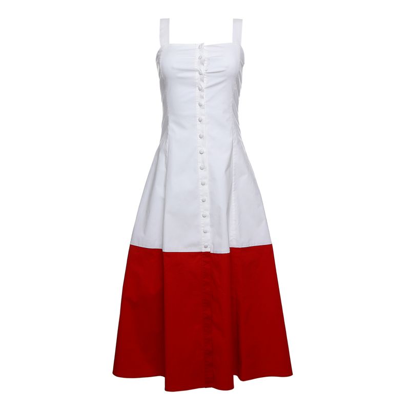 Vestido-Staud-Botoes-Branco-e-Vermelho-