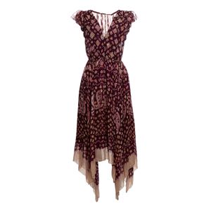 Vestido Ulla Johnson Seda Estampado