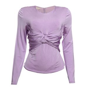 Blusa Cris Barros Aplicação Lilás