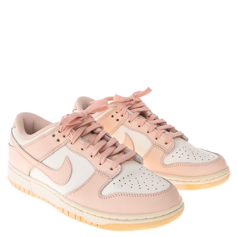 Tenis-Nike-Dunk-Low-Branco-e-Rosa