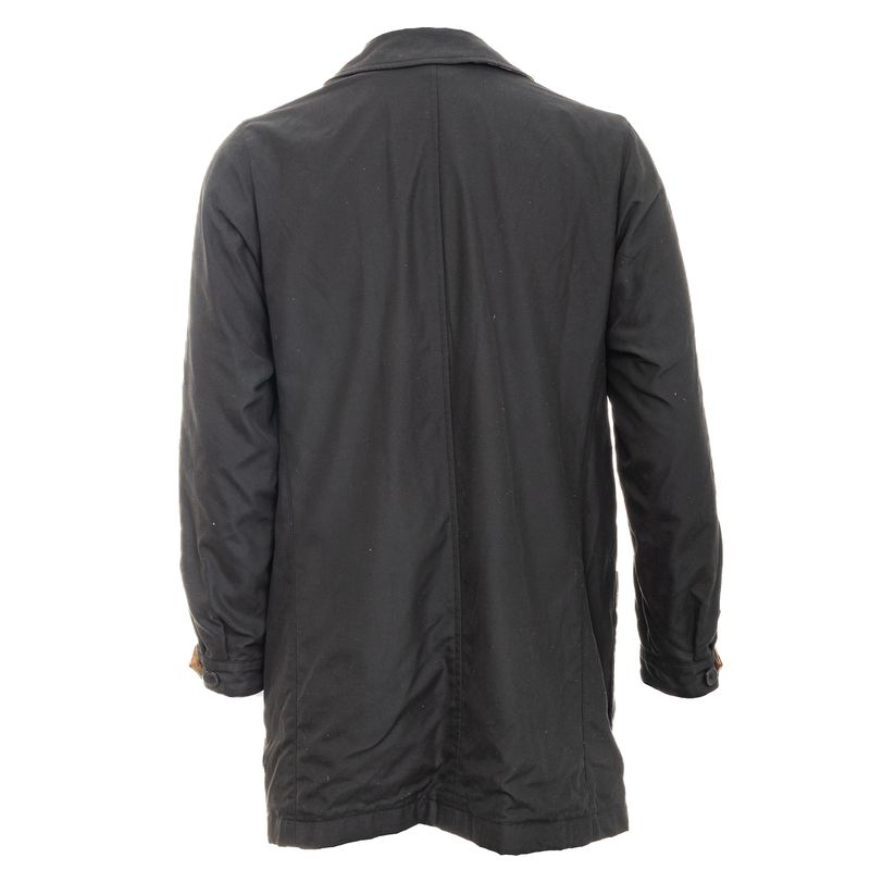 Casaco-Burberry-Vintage-Impermeavel-Preto