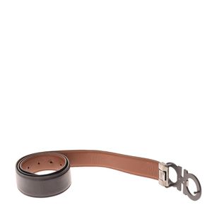 Cinto Salvatore Ferragamo Gancini Dupla Face