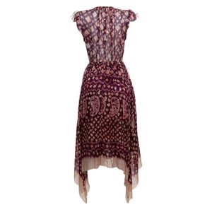 Vestido Ulla Johnson Seda Estampado