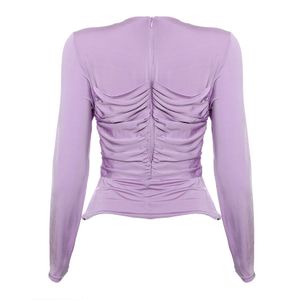 Blusa Cris Barros Aplicação Lilás