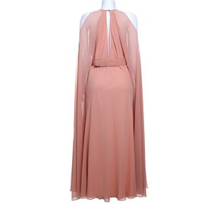 Vestido Candy Brown Longo Rosa