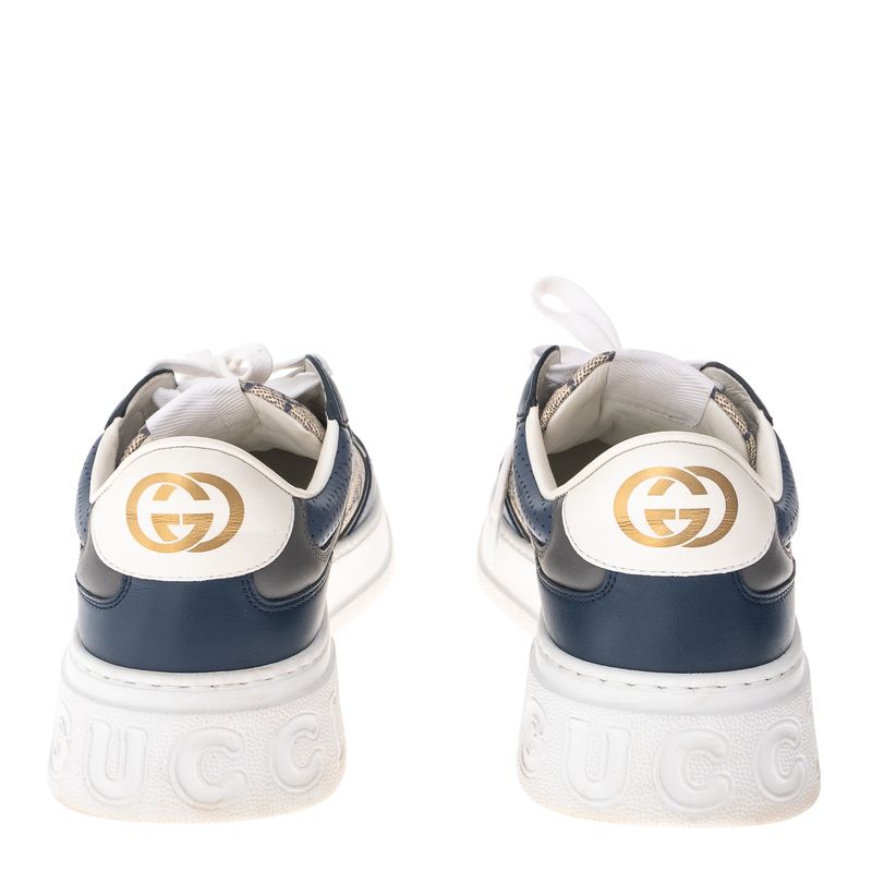 Tenis-Gucci-GG-Supreme-Marinho