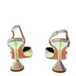 Sapato-Amina-Muaddi-Slingback-Couro-Metalizado-