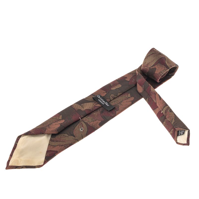 Gravata-Christian-Dior-Jacquard-Floral