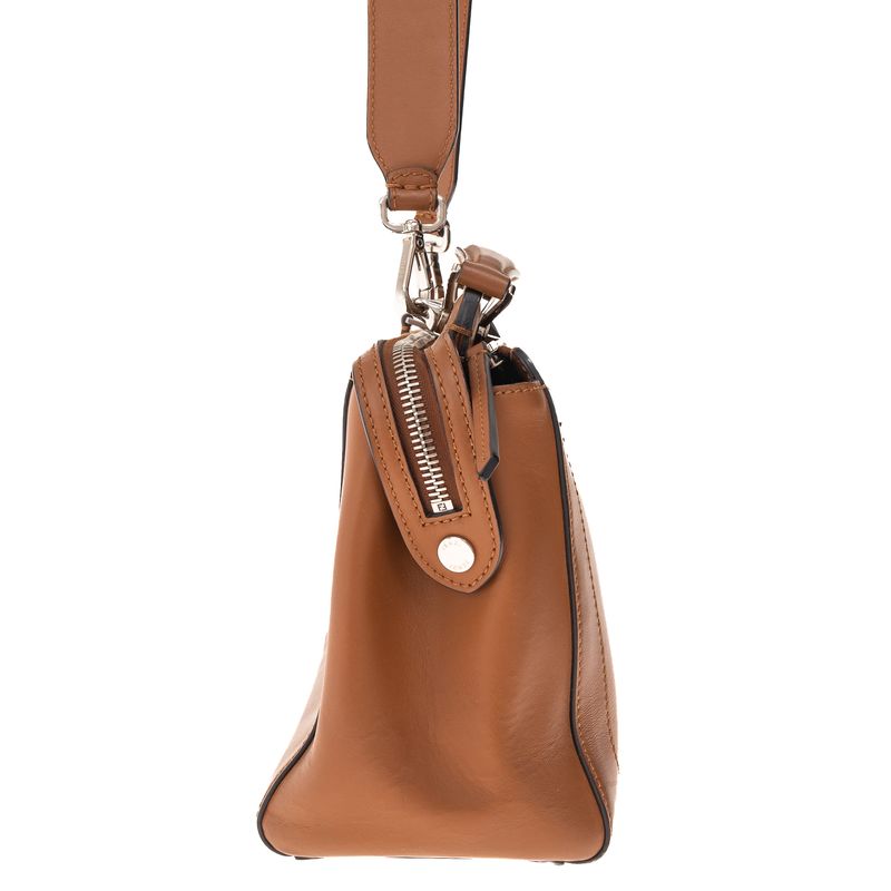Bolsa-Fendi-Dotcom-Couro-Marrom