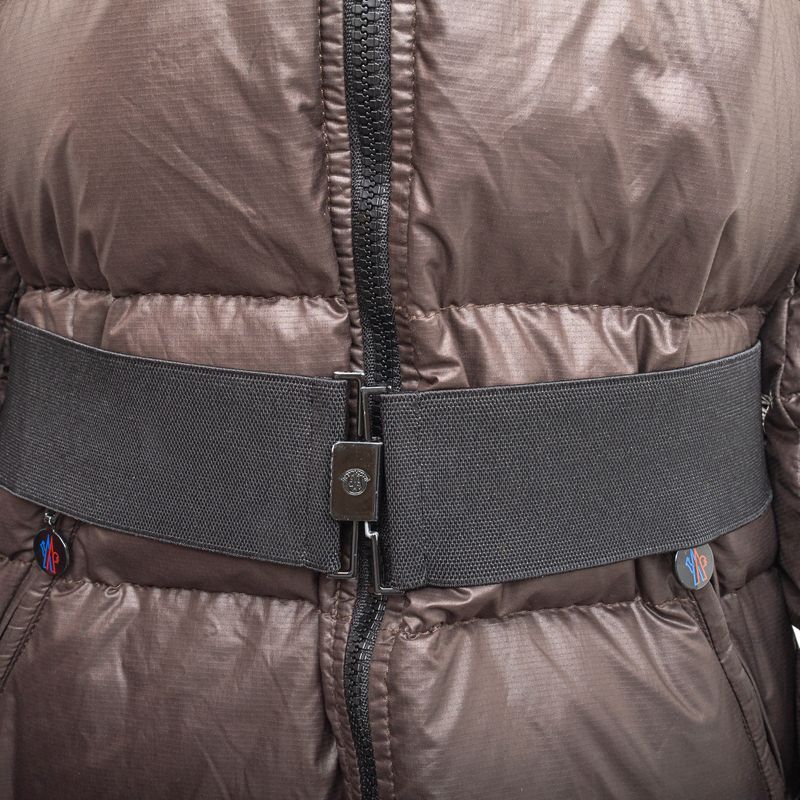 Casaco-Moncler-Matelasse-Marrom
