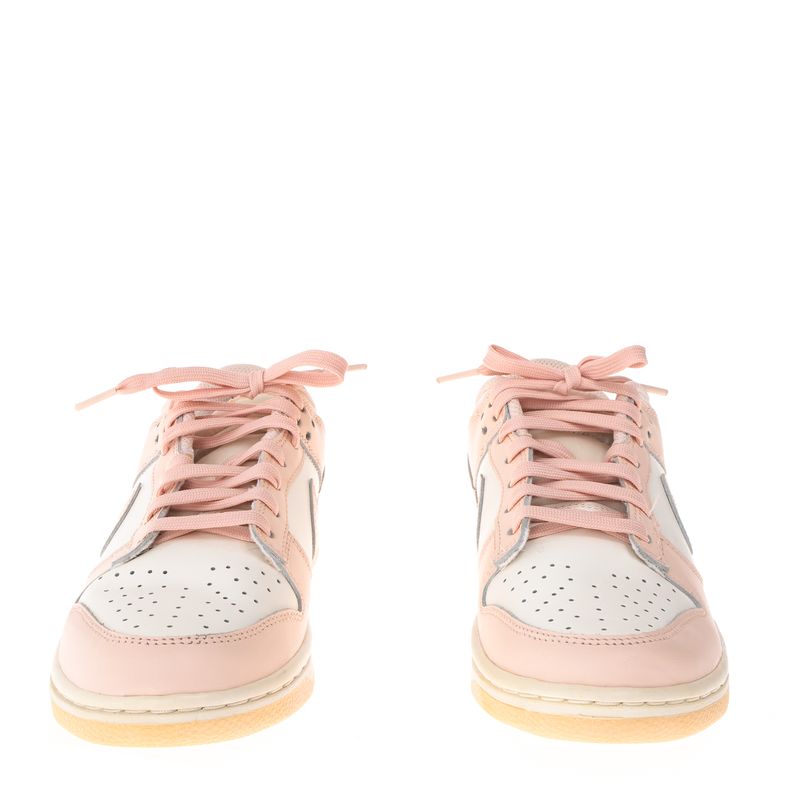 Tenis-Nike-Dunk-Low-Branco-e-Rosa
