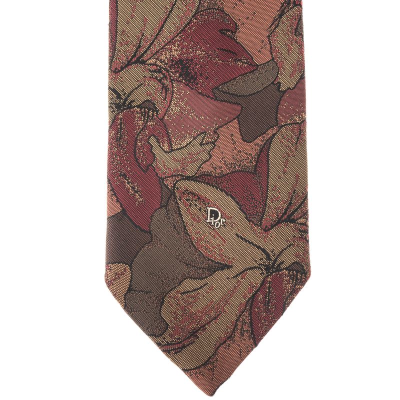 Gravata-Christian-Dior-Jacquard-Floral