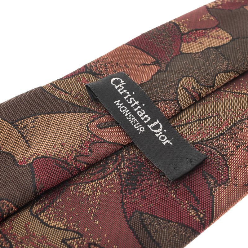 Gravata-Christian-Dior-Jacquard-Floral