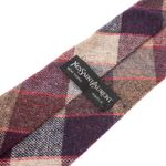 Gravata-Yves-Saint-Laurent-Vintage-Xadrez