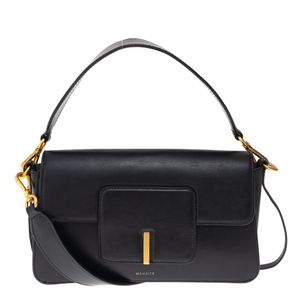 Bolsa Wandler Alça Dupla Couro Preta