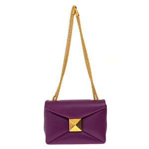 Bolsa Valentino Garavani One Stud Roxa