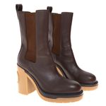 Bota-Valentino-Roman-Couro-Marrom-