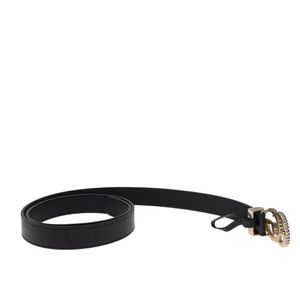 Cinto Gucci Fino GG Couro Preto