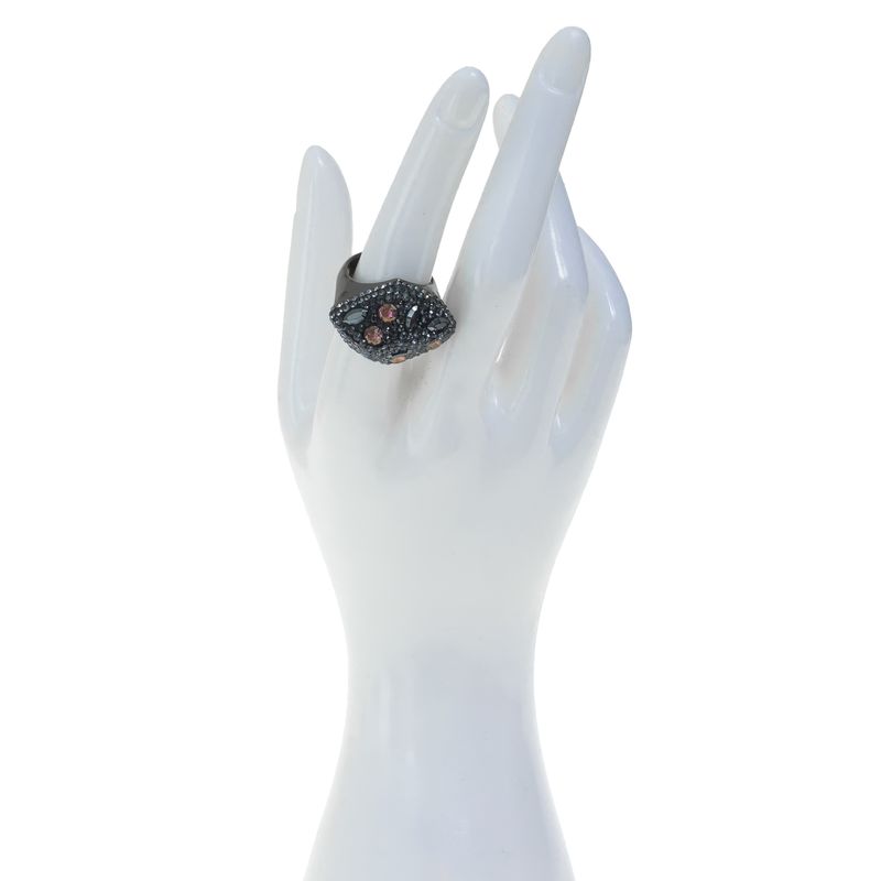 Anel-Swarovski-Cristais-Chumbo