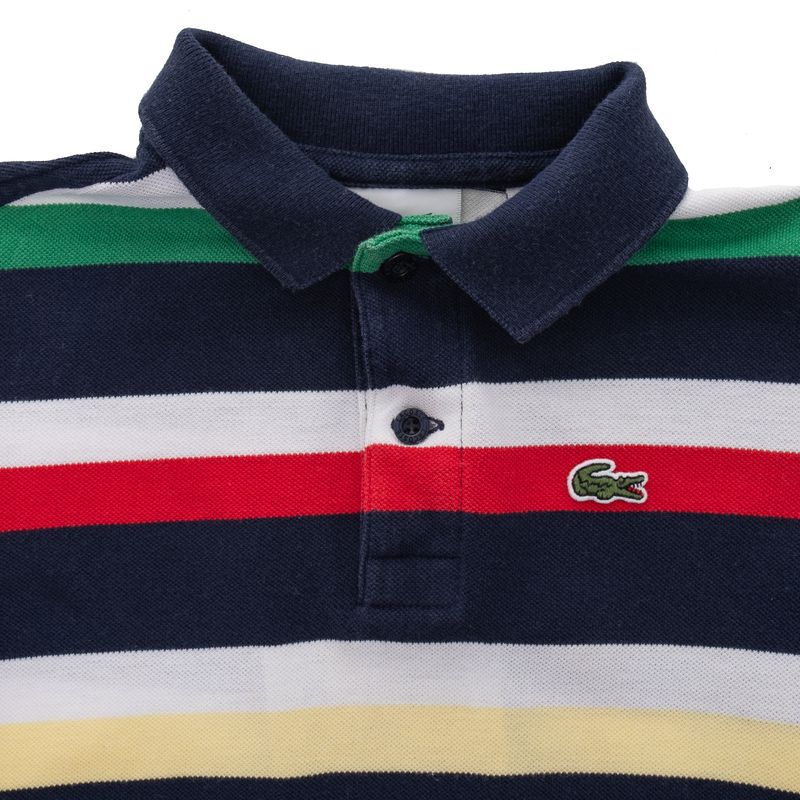 Blusa-Polo-Lacoste-Infantil-Listrada-Colorida