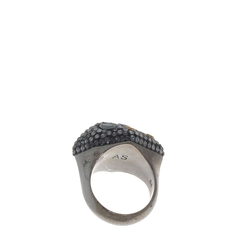 Anel-Swarovski-Cristais-Chumbo