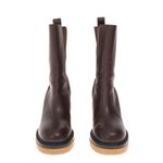 Bota-Valentino-Roman-Couro-Marrom-