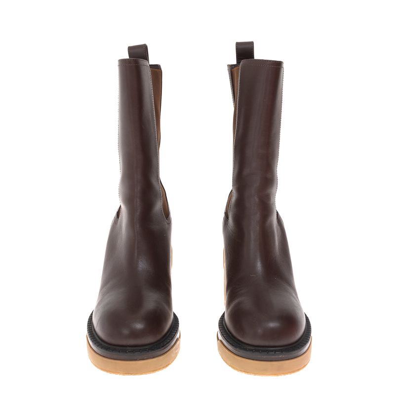 Bota-Valentino-Roman-Couro-Marrom-