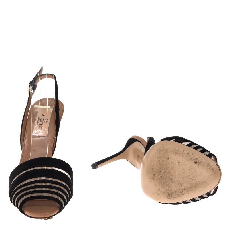 Sandalia-Valentino-Garavani-Tela-e-Camurca-Preto