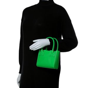 Bolsa Mach & Mach Tote Ondulada Verde